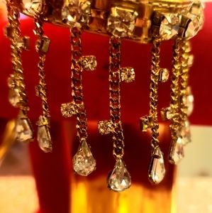 QUPID- golden & rhinestone Dream of Genie Sandals